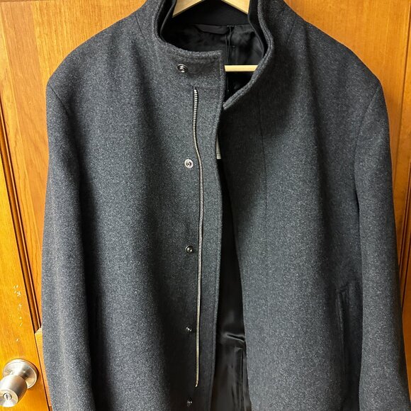 Theory Clinton Melton Men's Gray Wool Jacket Size XL Brand New!! - Picture 1 of 12